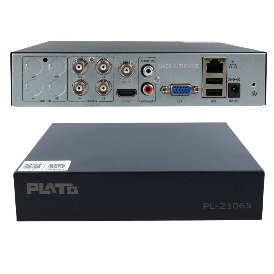Plato PL-21065 6 in 1 4 Kanal 1080N DVR Kayıt Cihazı