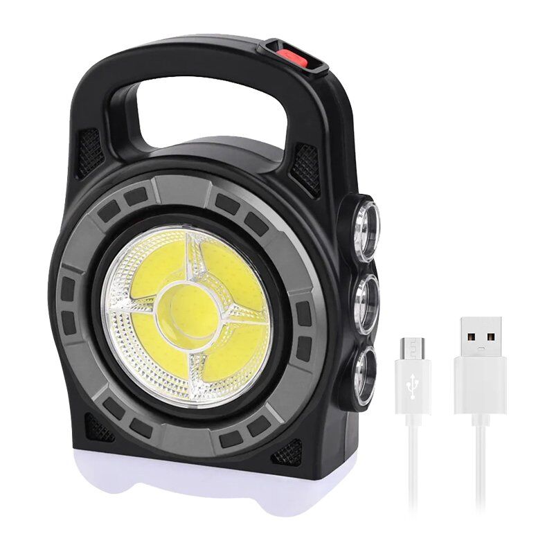 Powermaster HB-6678C Cob Ledli 3 Kademeli Şarjlı Solar Lamba