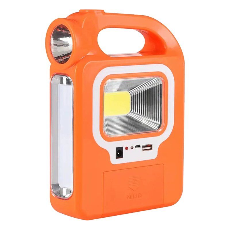 Powermaster HB-6399A Cob Ledli Solarlı 3 Kademeli Işıldak Fener