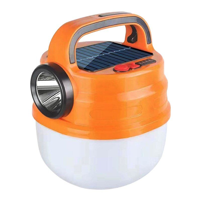 Powermaster HB-V70 Çift Işıklı 6 Modlu (El Feneri+5 Kademe) 50 Watt Şarj Edilebilir Kamp Feneri