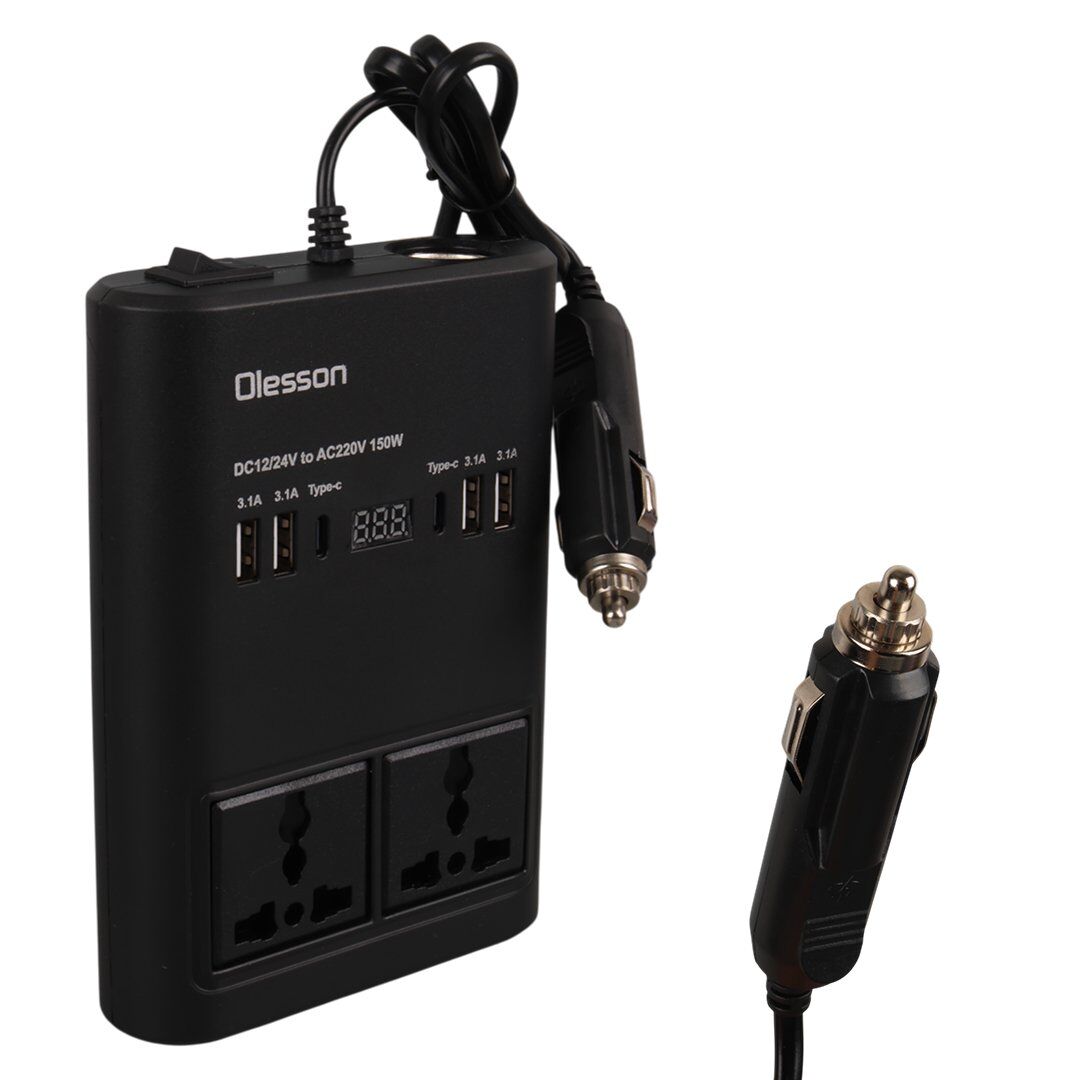 Olesson 1662 DC 12-24V 150W Oto Araç Power İnverter