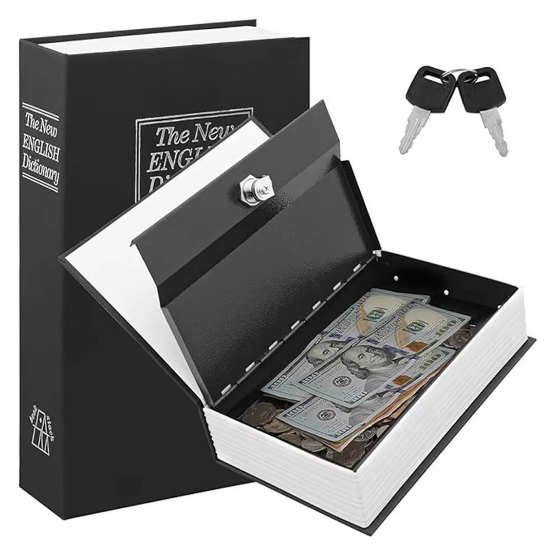 Sunup SN- 26085 Kitap Görünümlü Metal Kasa Kumbara