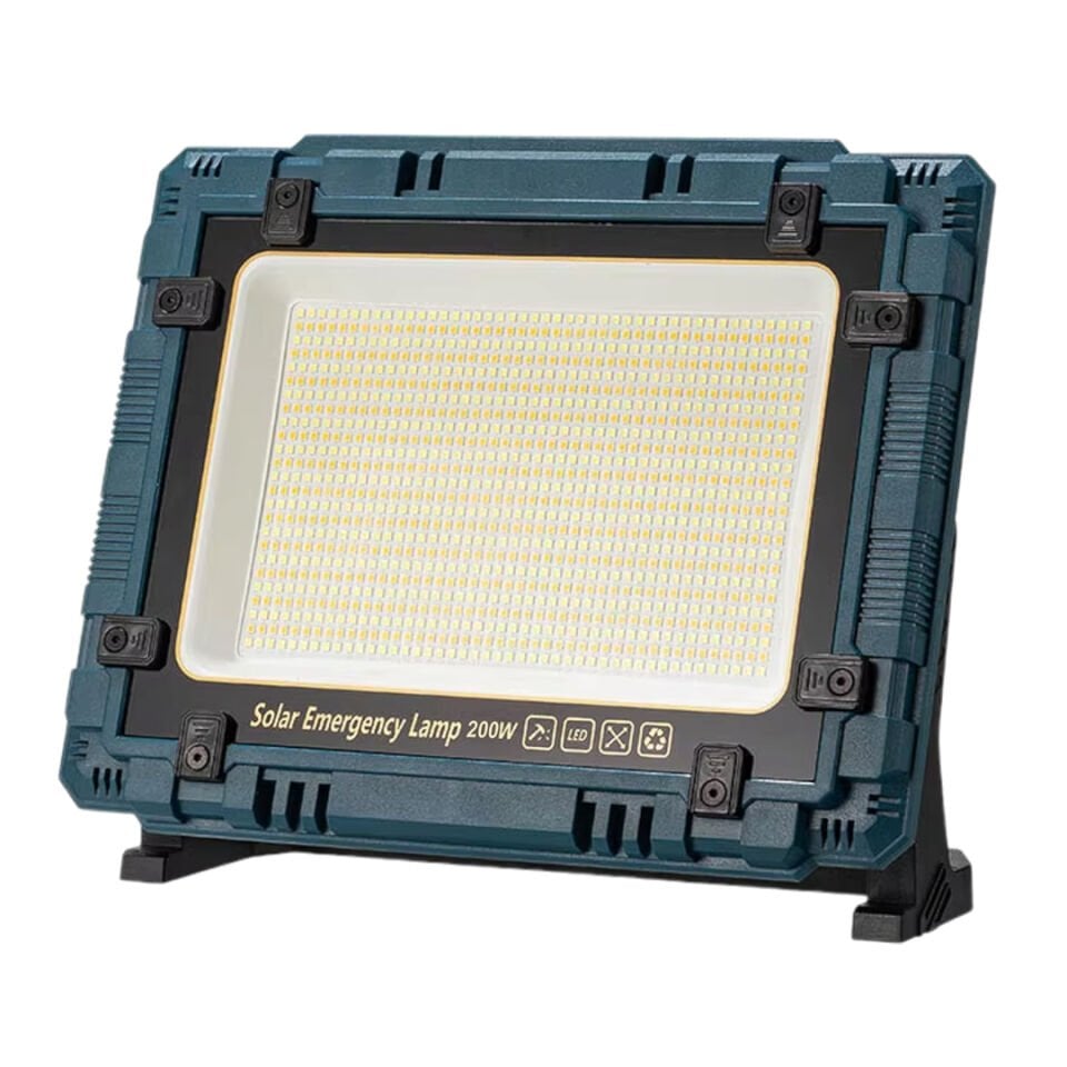 Powermaster W8109-1 Kamp Tipi 200Watt Ledli Solar Aydınlatma