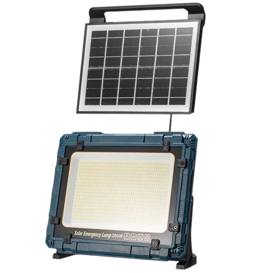 Powermaster W8109-1 Kamp Tipi 200Watt Ledli Solar Aydınlatma