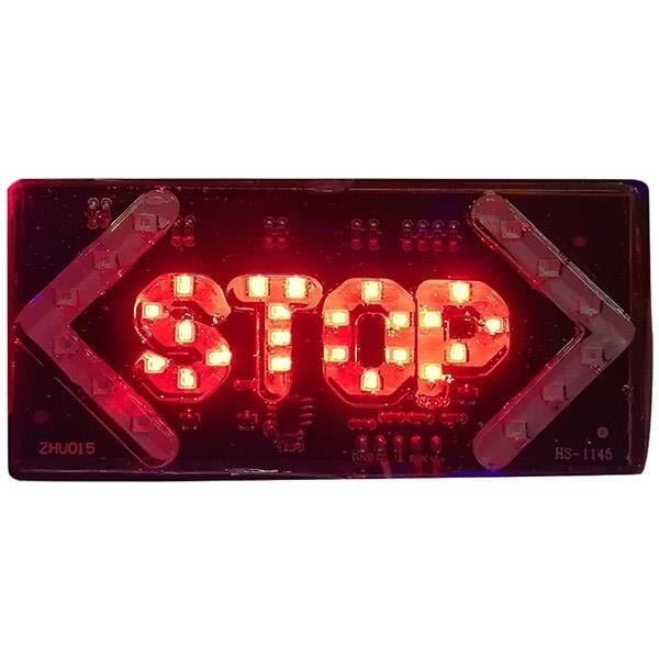 Elektromer Elektrikli İşaret Cihazı Oklu Stop Küçük