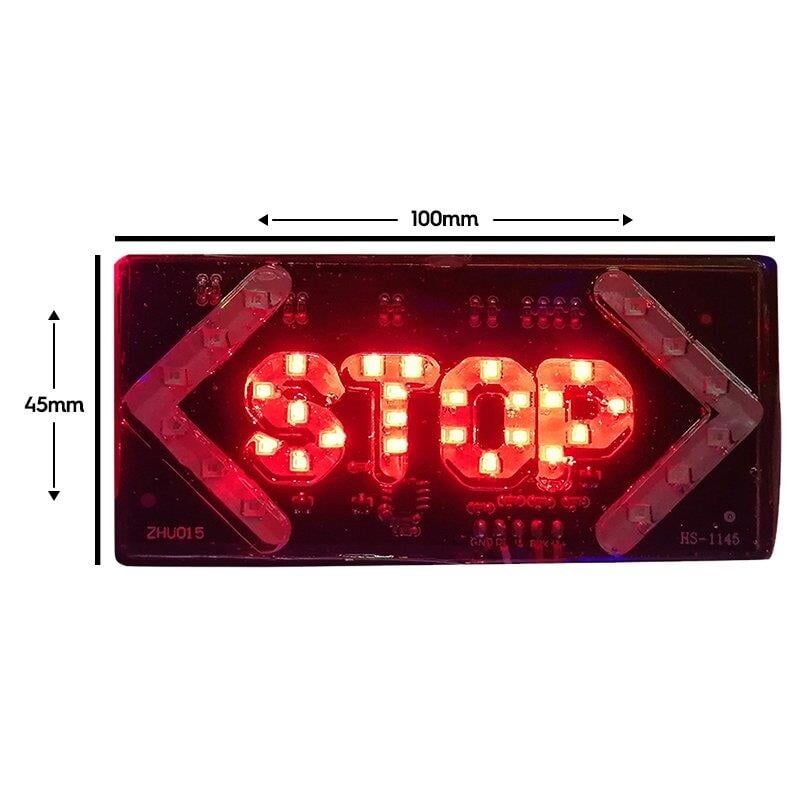 Elektromer Elektrikli İşaret Cihazı Oklu Stop Küçük