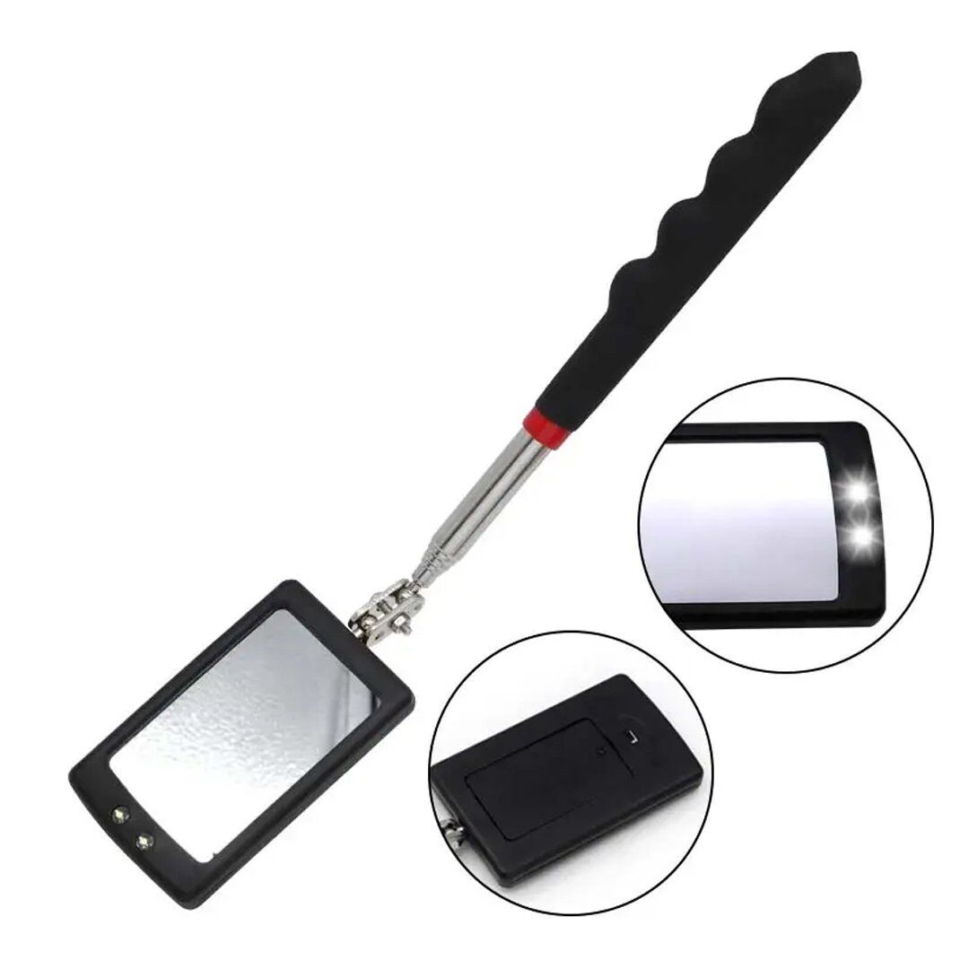 PowerMaster PM-26176 Teleskopik Uzayan Katlanır Işıklı Ayna