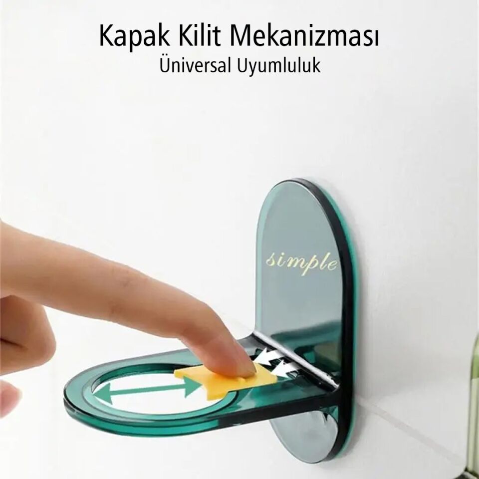 Sunup Mutfak Banyo Sıvı Sabun Dezenfektan Şampuan Tutacağı Rafı