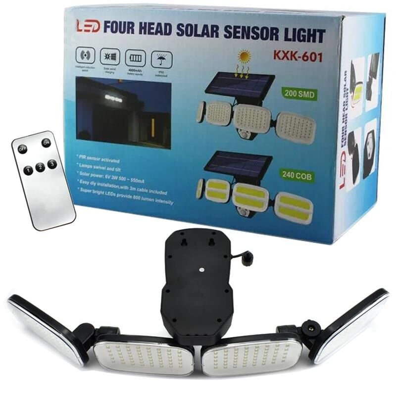 Powermaster PM-8048 Solar Panelli Hareket Sensörlü Lamba