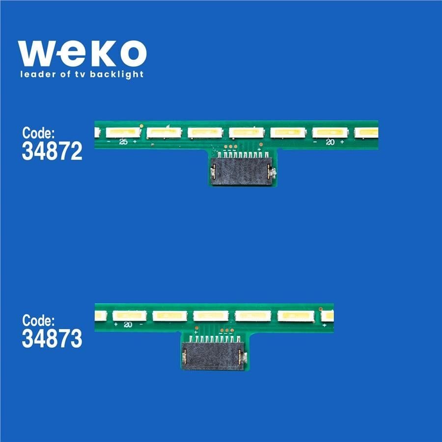 Wkset-5288 34872X1 34873X1 55 Art Tv Rev 0.0 2 Adet Led Bar 3V (72Led)