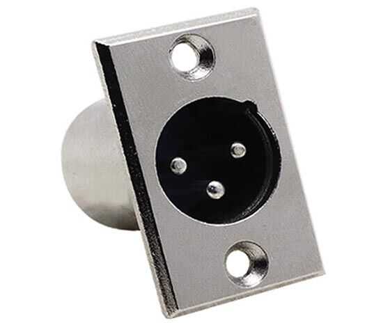 Elektromer Canon XLR 3 Pin Erkek Şase Konnektör