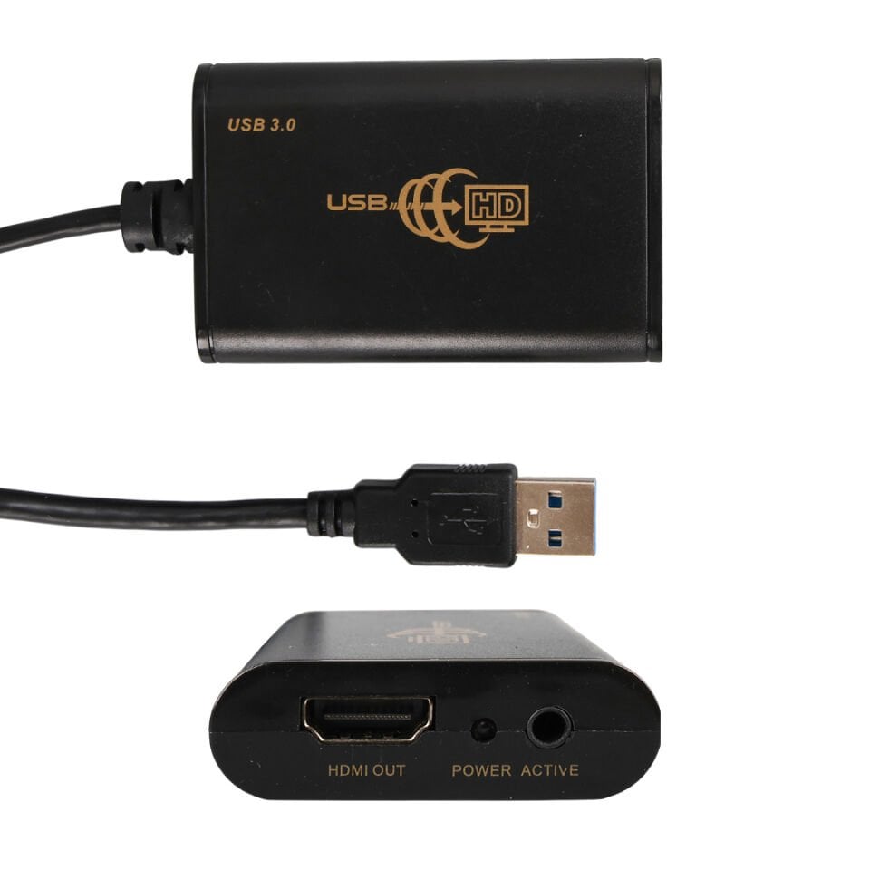 PowerMaster PM-7590 USB 3.0 TO HDMI Görüntü Çevirici Adaptör