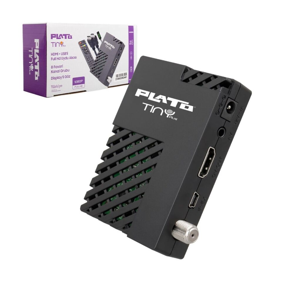 Plato Tiny Plus Wifi Destekli Full HD Uydu Alıcısı