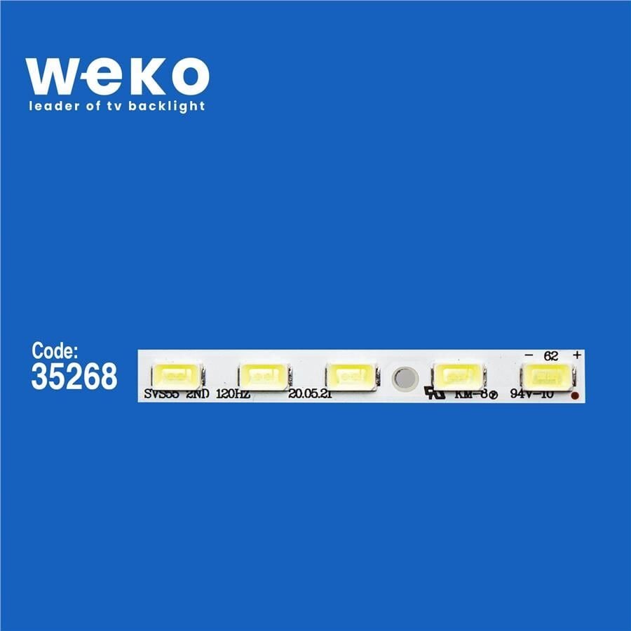 Wkset-5520 35268X6 Svs55_2Nd_120Hz 6 Adet Led Bar (62Led)