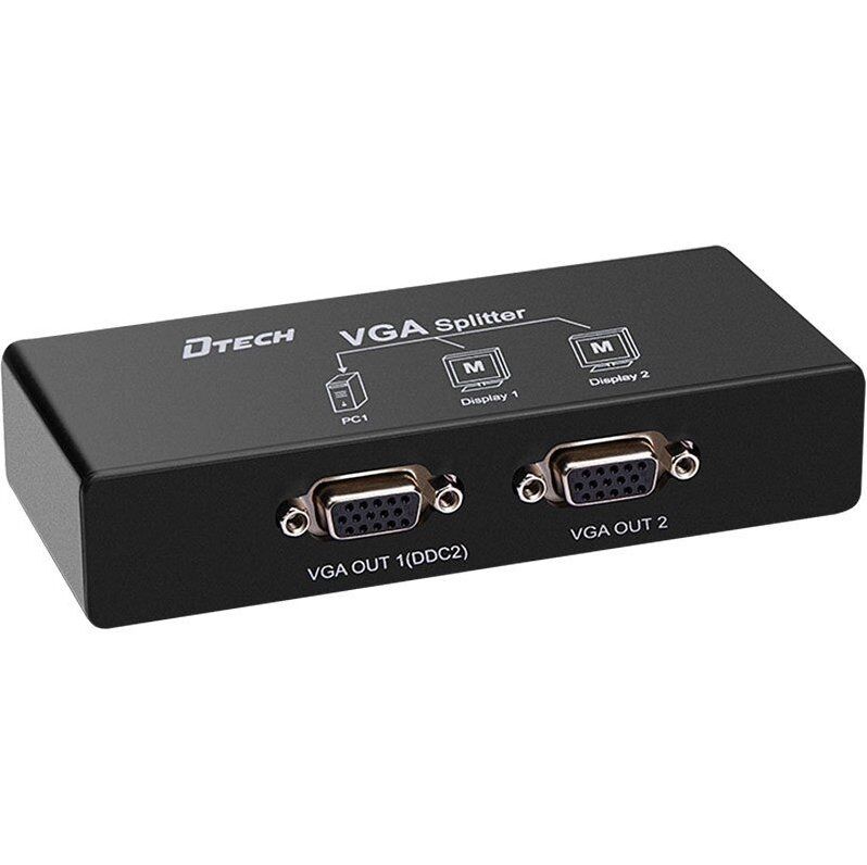 Powermaster DF-2502 2 Port 250 Mhz VGA Splitter Dağıtıcı