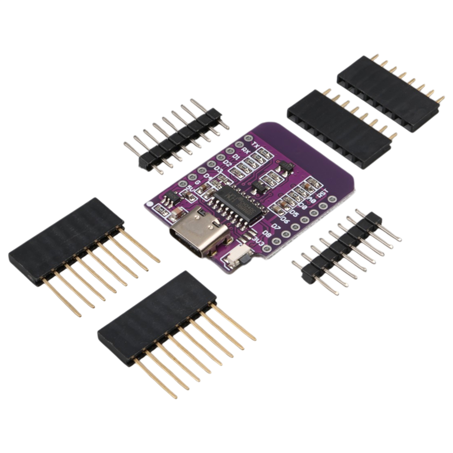 Wemos D1 Mini V4.0 ESP8266 Geliştirme Kartı Type-C Girişli Wifi Mikrokontrolcü Modülü