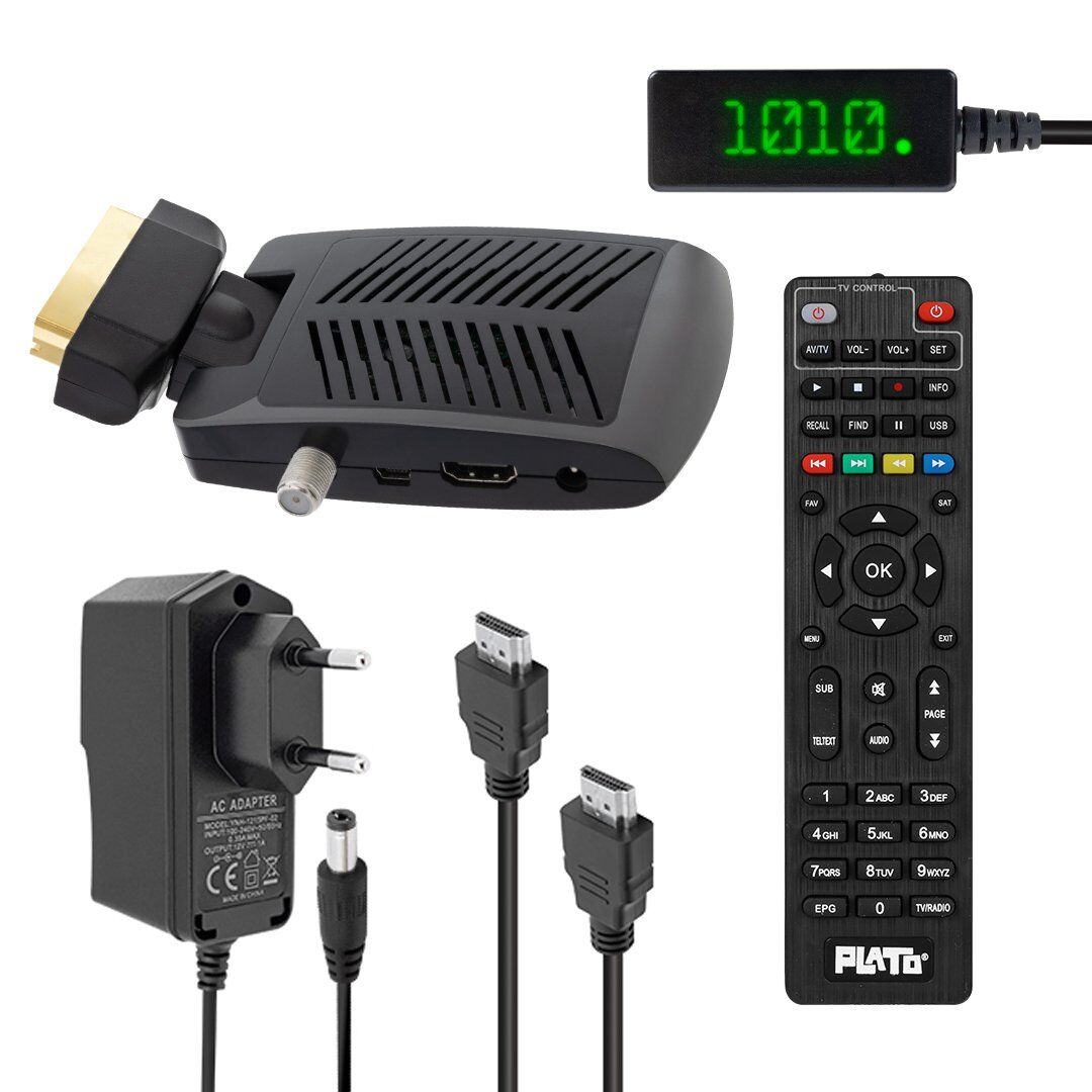 Plato Multi Mini Scart HD Uydu Alıcısı TKGS'li