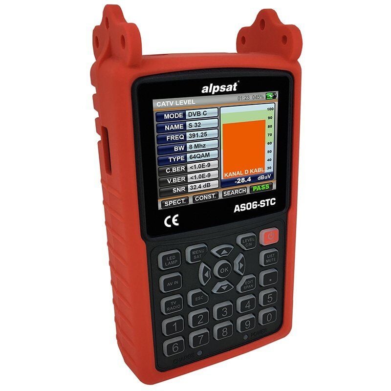 Alpsat AS06-STC Satfinder 6 HD Slim Görüntülü Uydu Bulucu-AHD Test Cihazı