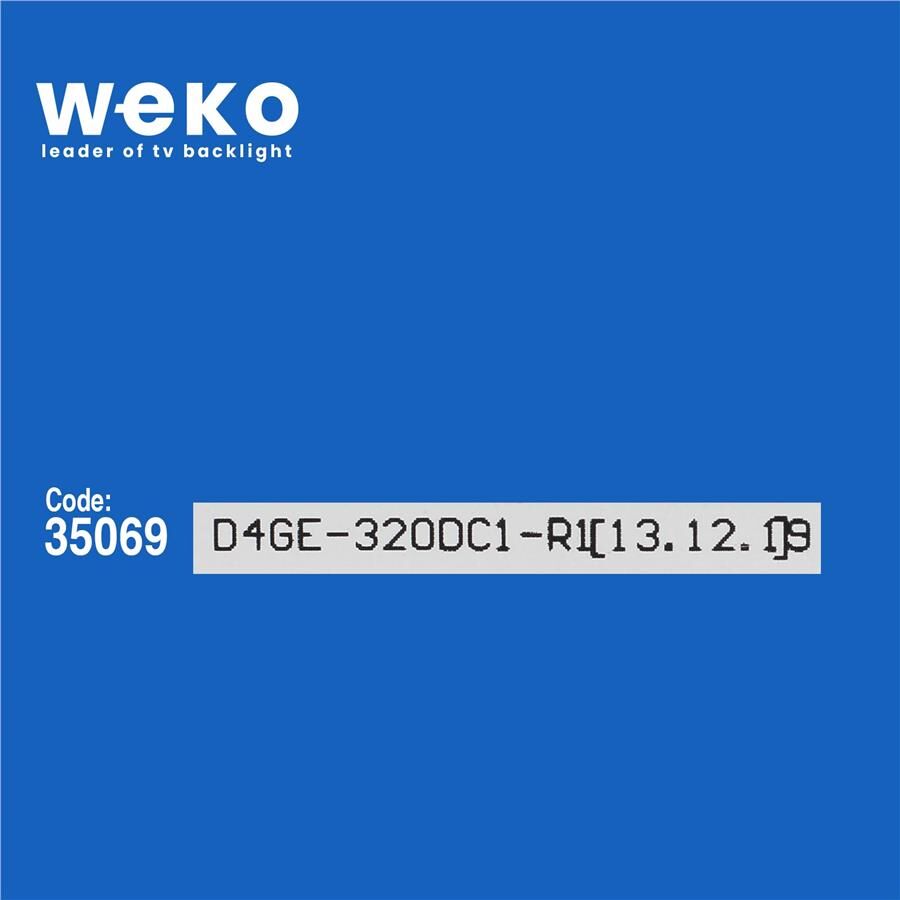 Wkset-5302 35069X4 D4ge-320Dc1-R2 - D4ge-320Dc1-R1  4 Adet Led Bar