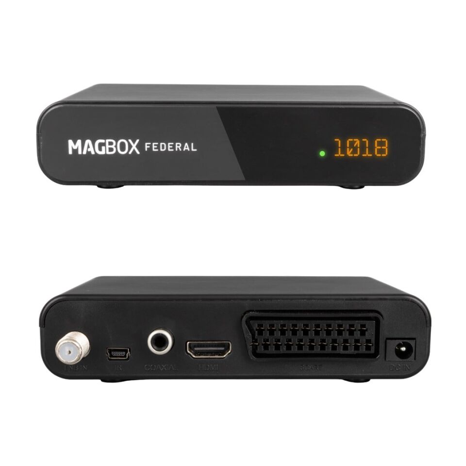 Magbox Federal TKGS'li HD Uydu Alıcısı Scart + HDMI Çıkışlı