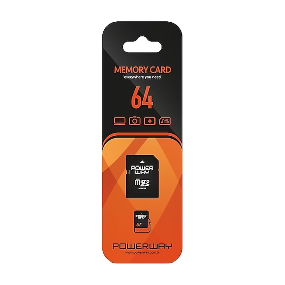 Powerway PWR-64 64 GB Micro SD Hafıza Kartı