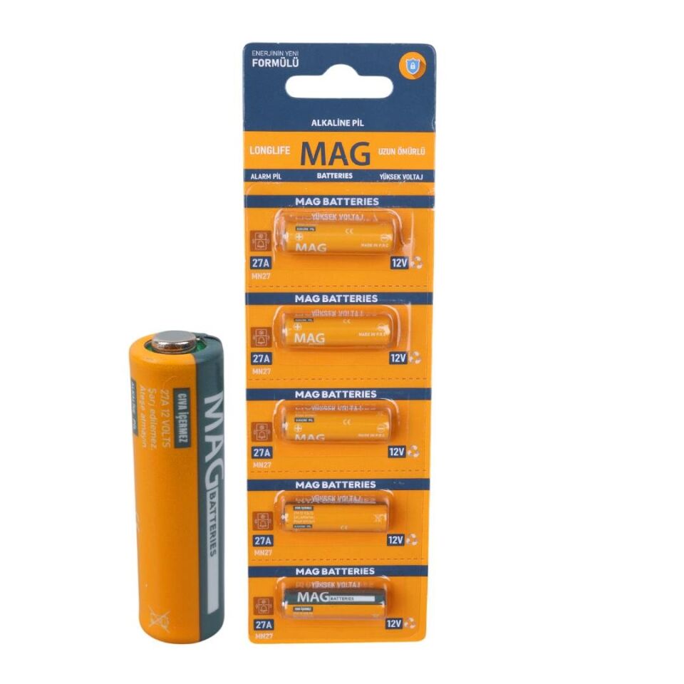 Mag Batteries MG-27 27A 12 Volt İnce Alarm Pili