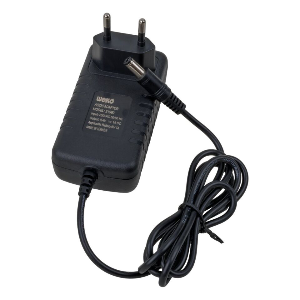 Weko 8.4 Volt - 1 Amper 8.4 Watt 5.5*2.5 Uçlu Şarj Adaptörü