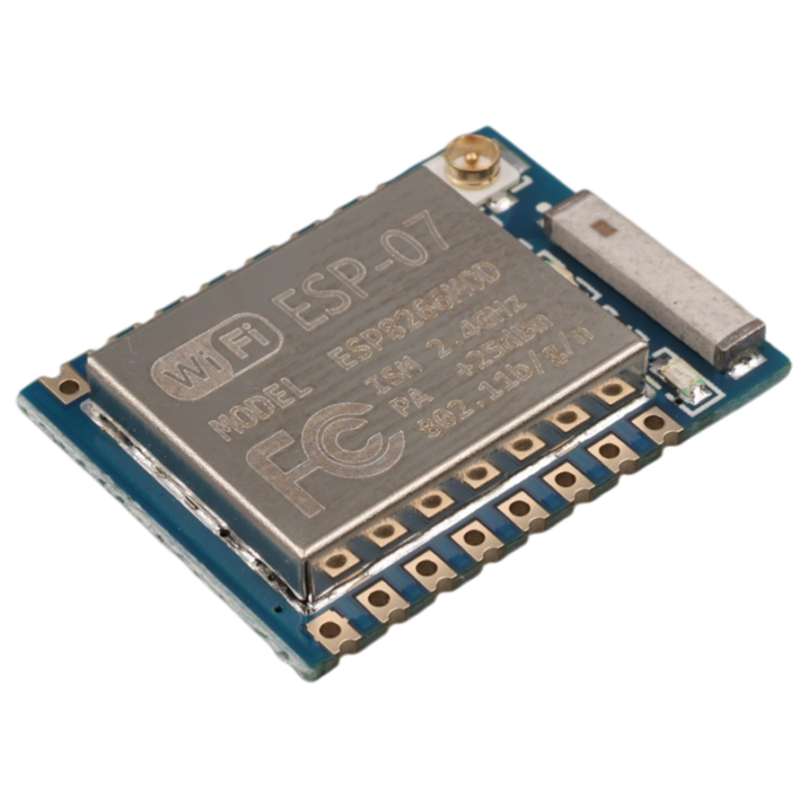 Mavi PCB ESP-07 Wifi Alıcı Verici Modülü 2.4Ghz Kablosuz Antenli Haberleşme  Iot Kartı