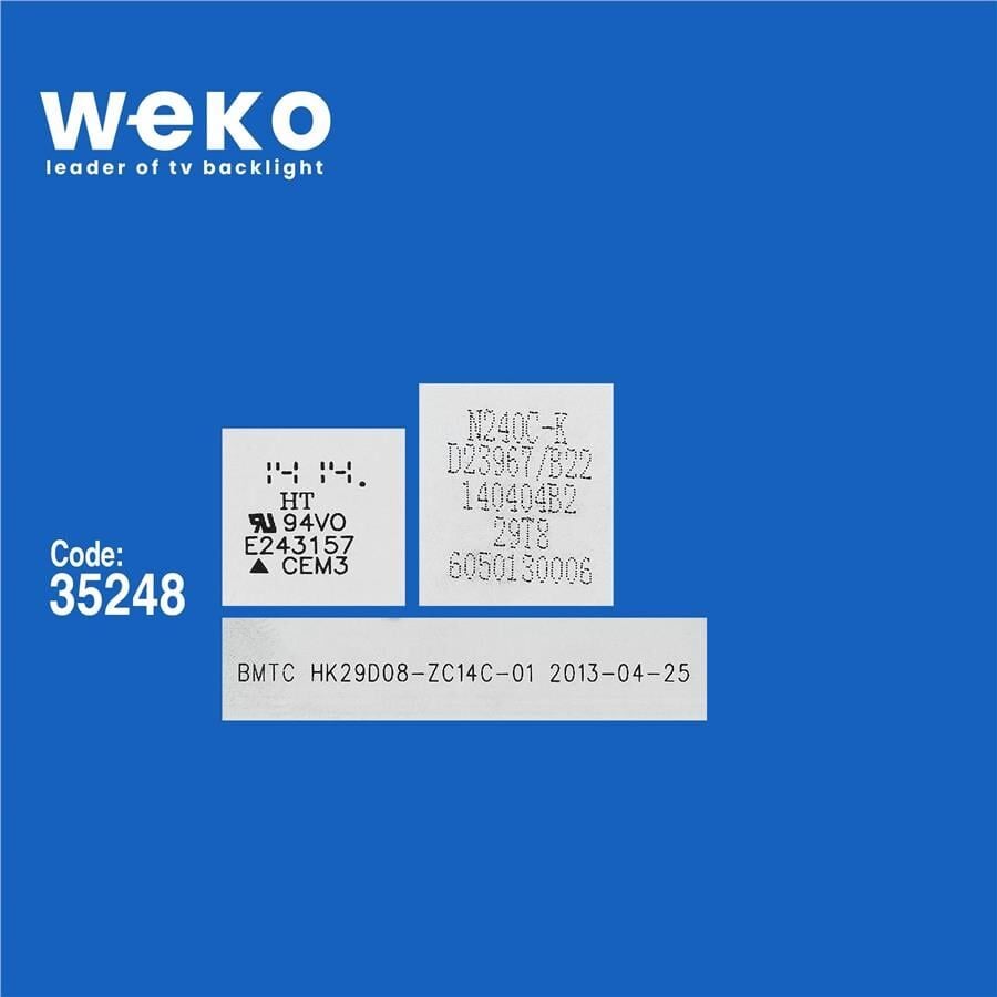 Wkset-5306 35248X3 Bmtc Hk29d08-Zc14c-01 3 Adet Led Bar