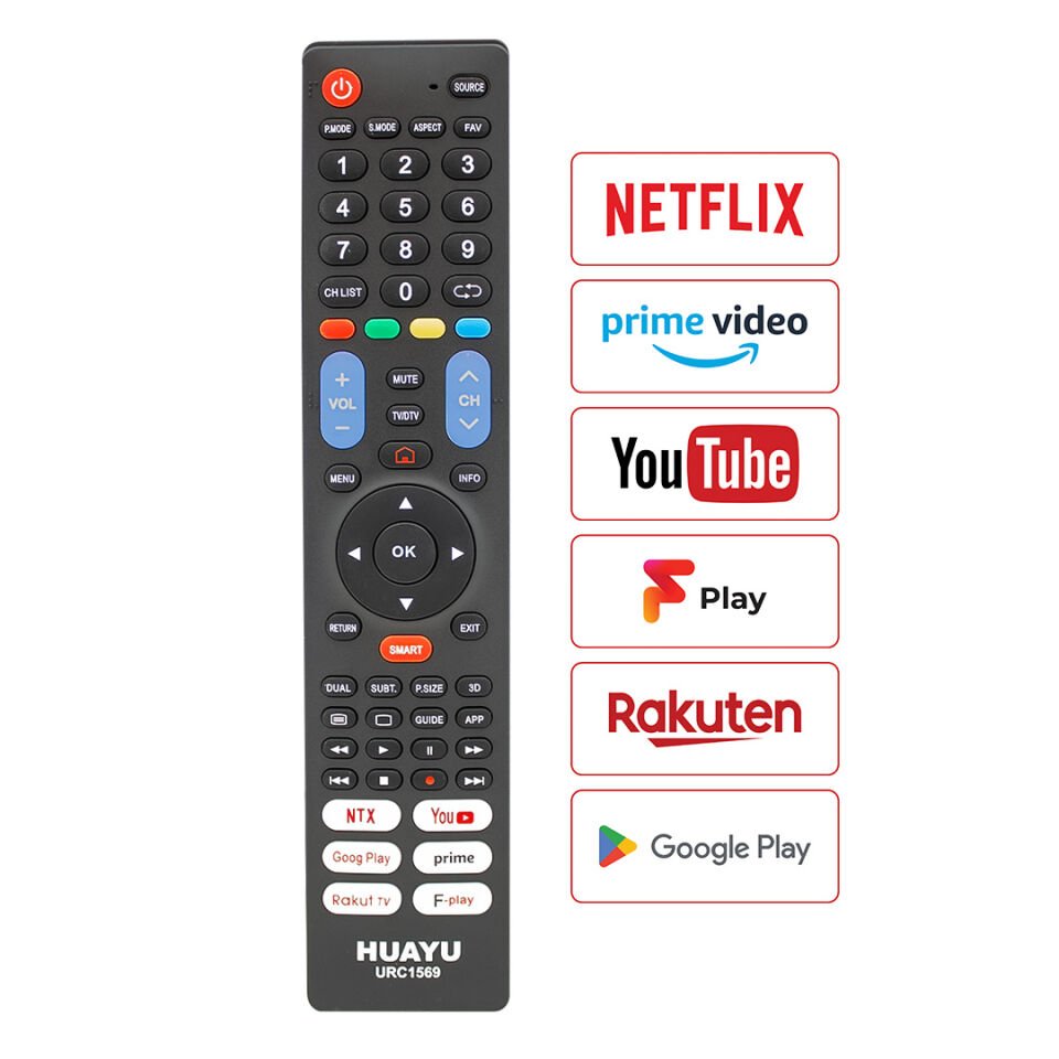 Huayu URC1569 7in1 Universal Lcd Led Tv Kumandası