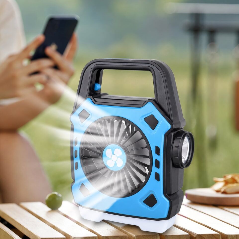 Powermaster PM-506 Kamp Tipi Şarjlı 5Modlu El Feneri Işıldak