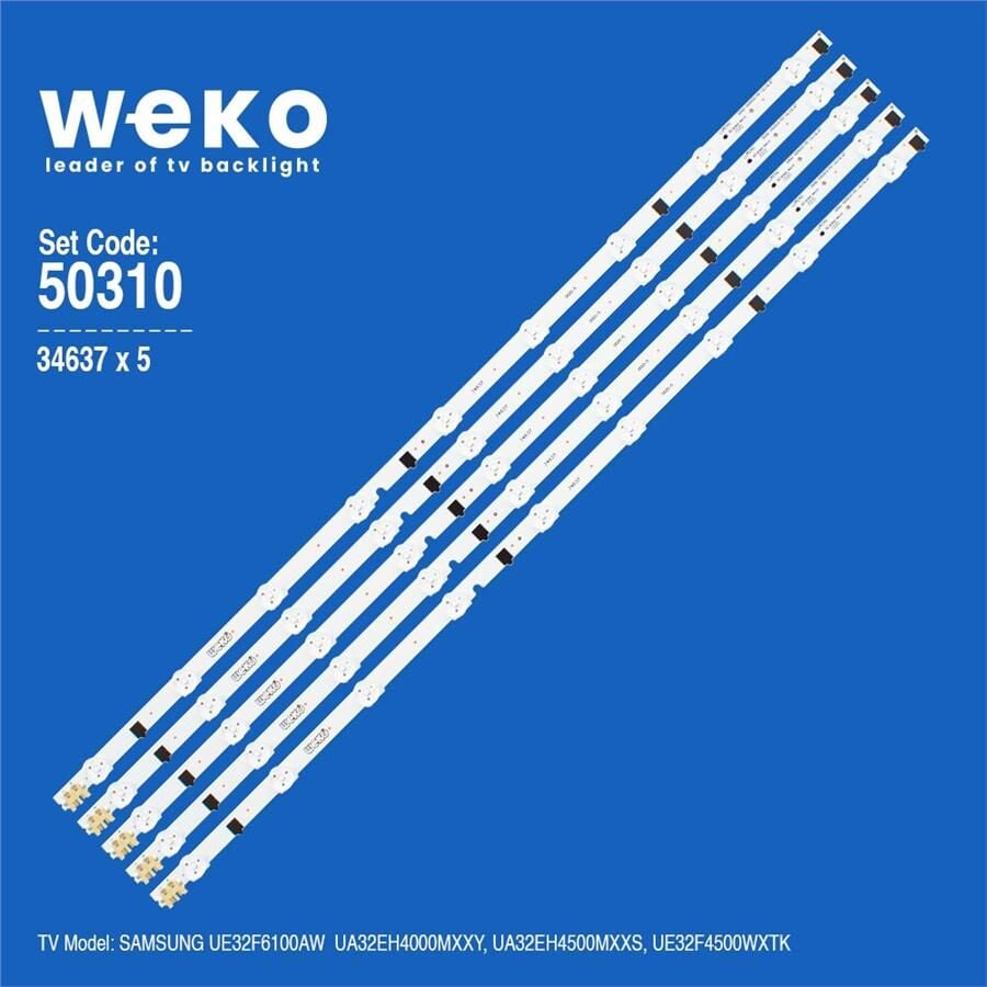Wkset-5310 34637X5 D2ge-320Sc0-R3 5 Adet Led Bar  Bakır Tabanlı