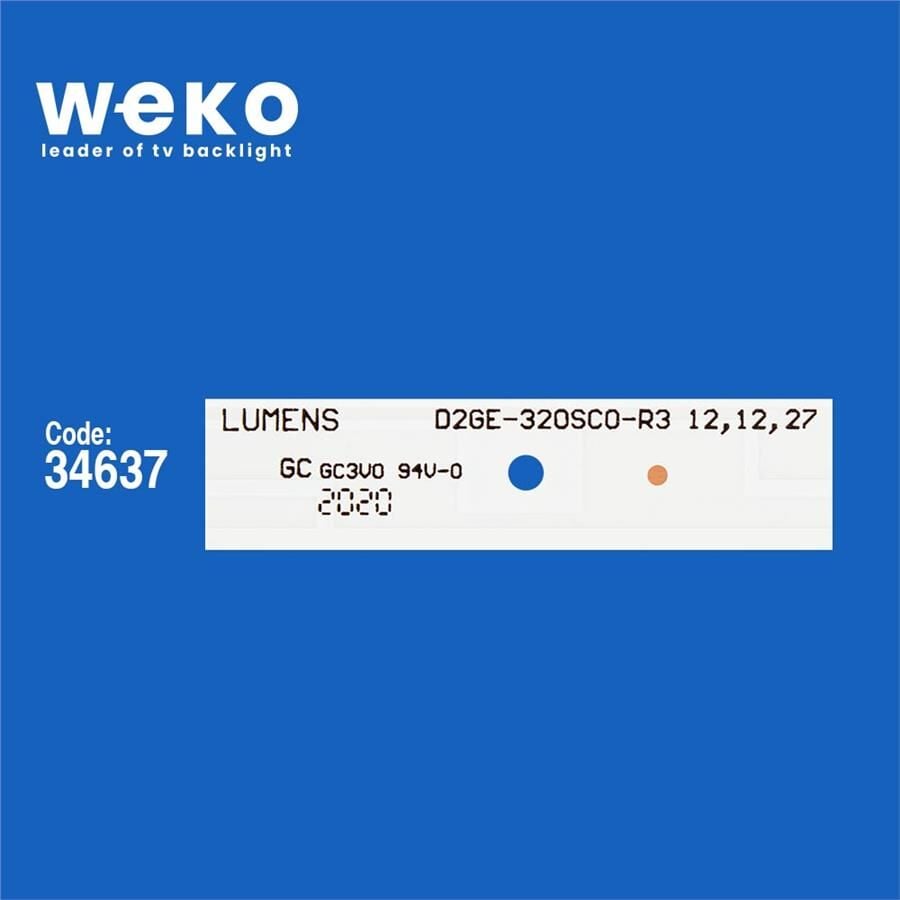 Wkset-5310 34637X5 D2ge-320Sc0-R3 5 Adet Led Bar  Bakır Tabanlı