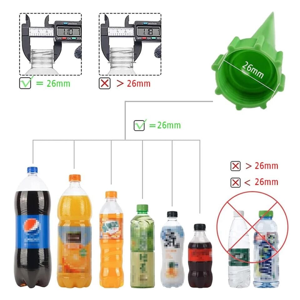 Sunup SN-20595 Şişe İle Çiçek Sulama Damlama Sistemi