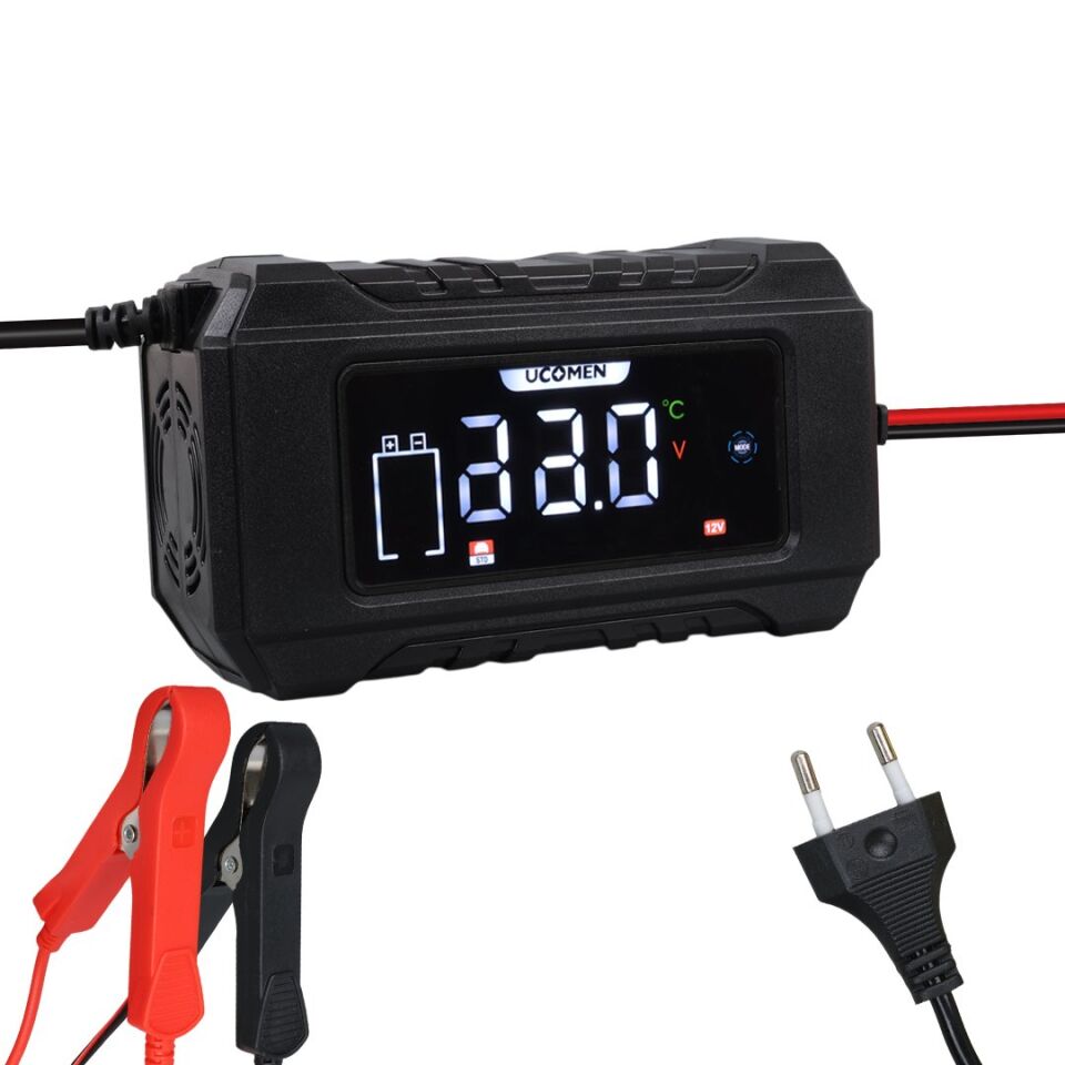 Ucomen UC-C120501B 12 Volt 6 Amper Akıllı Akü Şarj Cihazı