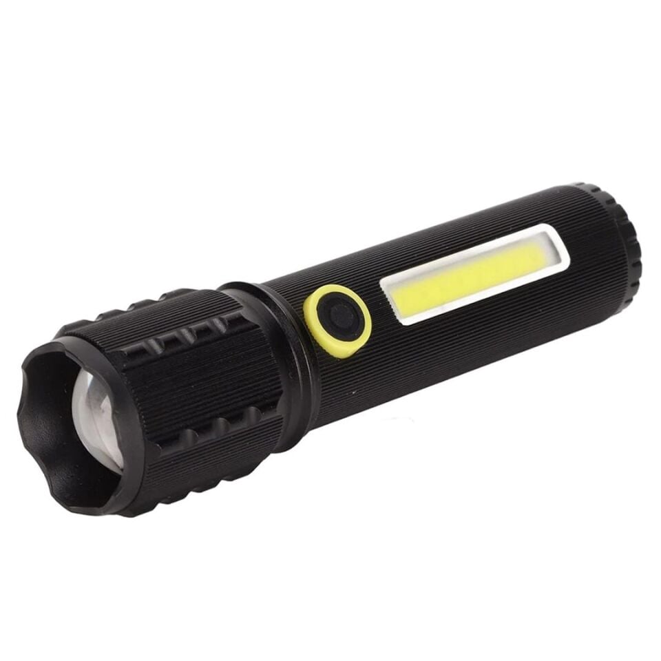 PowerMaster JF-72 Zoomlu Metal Kasa Profesyonel El Feneri