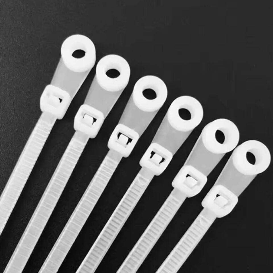 Powermaster PM-26329 Beyaz Delikli Kablo Bağı 2.5X100mm