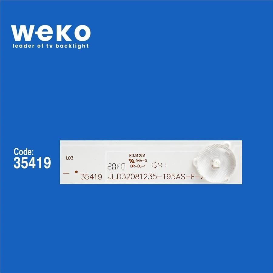 Wkset-5316 35419X3 Jl.D32081235-195As-F-A1 - 303-J0*1-320H 3 Adet Led Bar