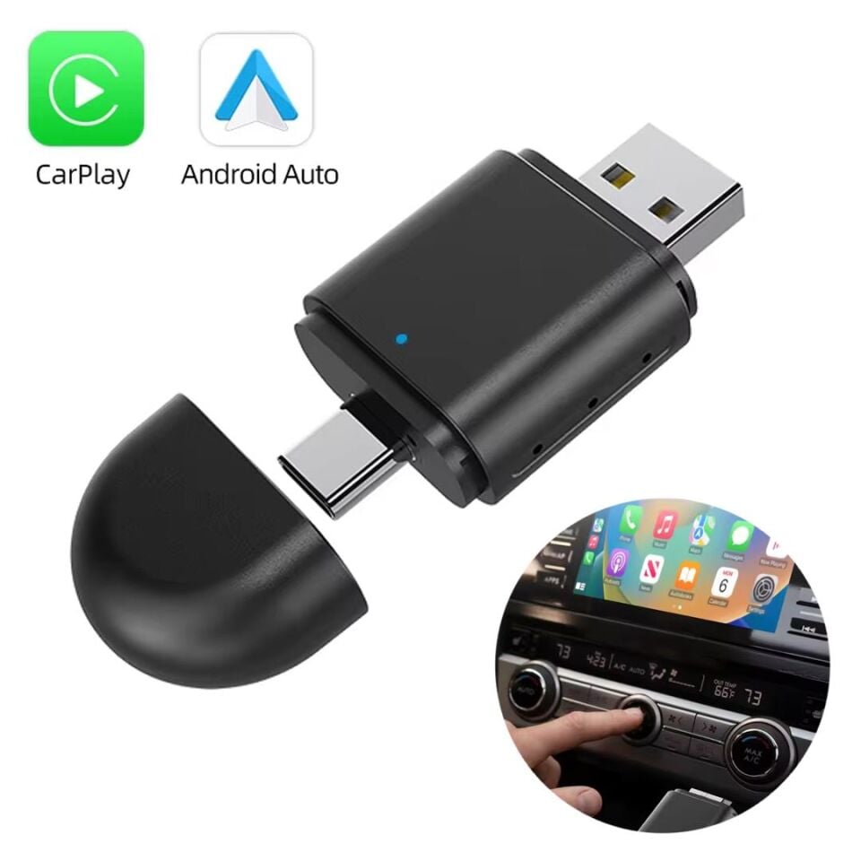 Powermaster PM-27447 Kablosuz Carplay Android Auto Çevirici