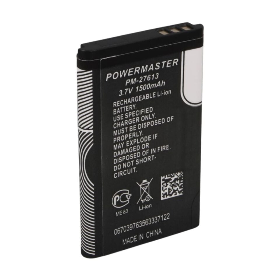 Powermaster PM-27613 Li-İon 3.7 Volt 1500 Mah 5.55 Wh Telsiz Batarya Pili