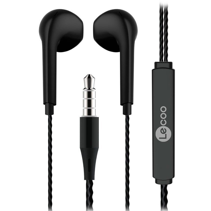 Lenovo Lecoo EH104B Siyah 3.5 Mm Jacklı Mikrofonlu Kulaklık