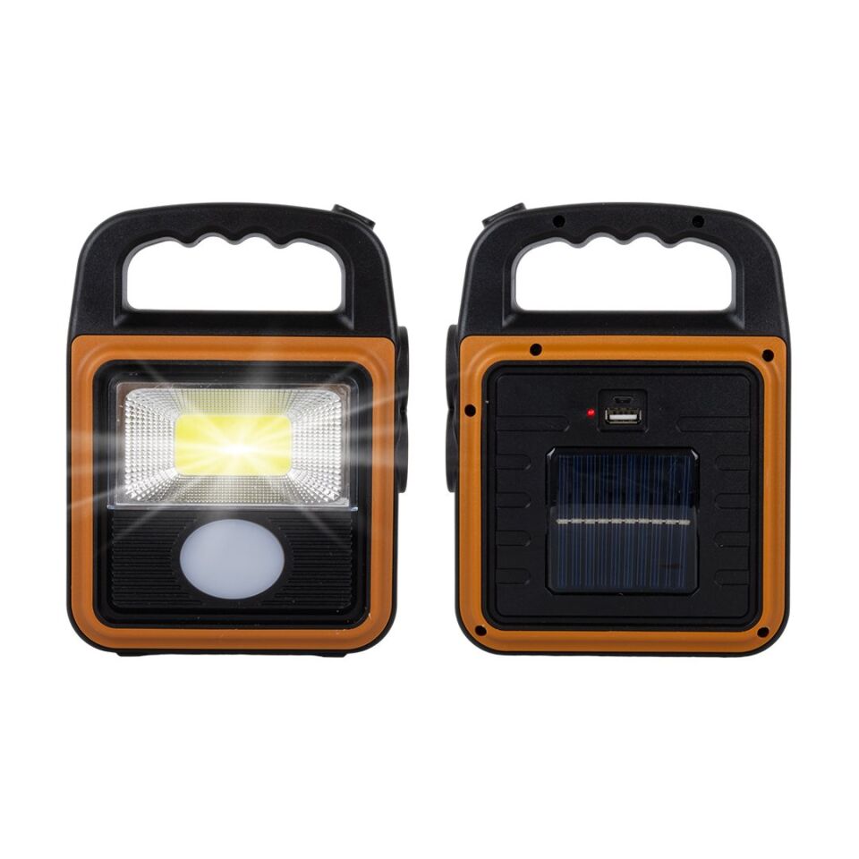 PowerMaster HS-8020C COB LED Solar Şarjlı El Feneri Işıldak