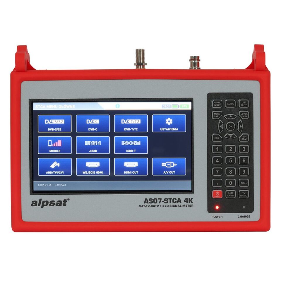 Satfinder AS07-STCA 4K Sinyal Analizörü