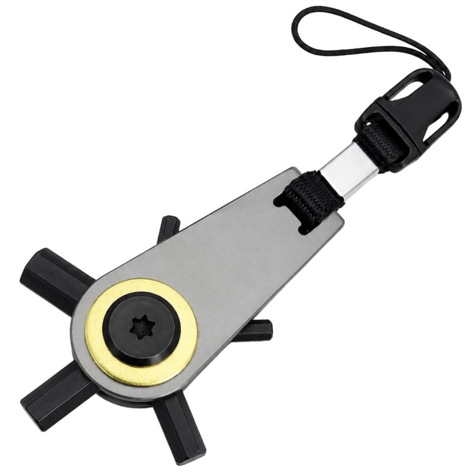 Powermaster PM-24601 Çok Fonksiyonlu Mini Alyan Anahtar Setli Taşınabilir Anahtarlık