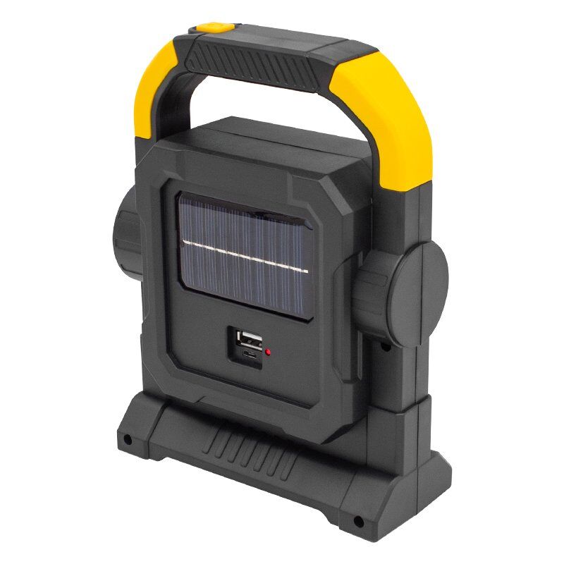 Powermaster HC-7078-D Üç Modlu Şarjlı Solar Panelli Işıldak