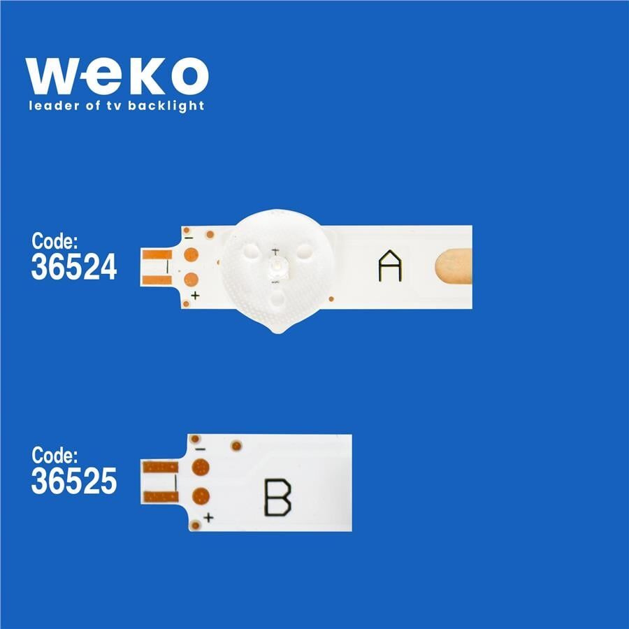 Wkset-5328 36524X3 36525X2 Svs400a_79_4Led Birleştirilmiş Led Kodu 5 Adet Led Bar
