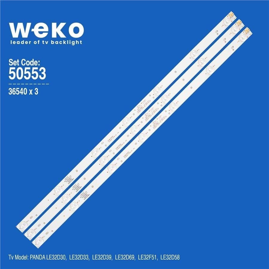 Wkset-5553 36540X3 0Y32D07-Zc14f-03 303Wy315035 3 Adet Ledbar