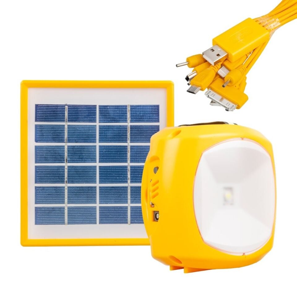 Powermaster PM-33399 Şarjlı Solar Aydınlatma Seti Tek Panelli