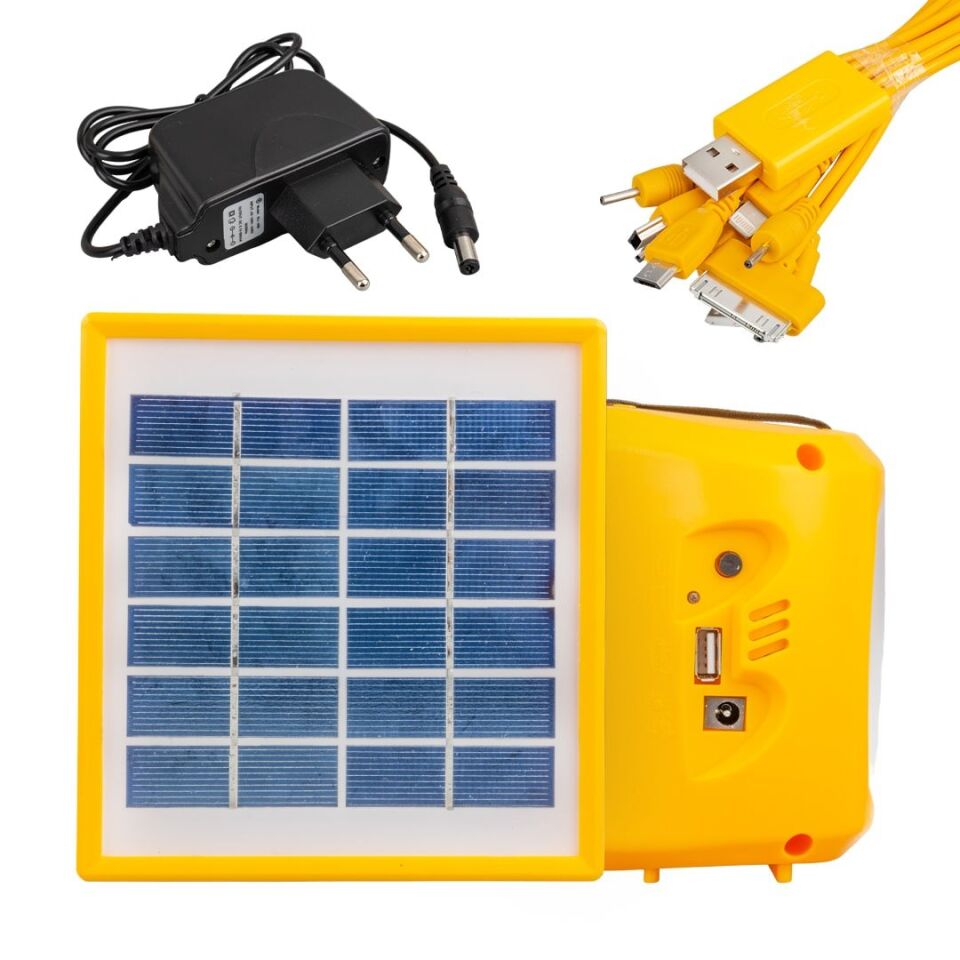 Powermaster PM-33399 Şarjlı Solar Aydınlatma Seti Tek Panelli