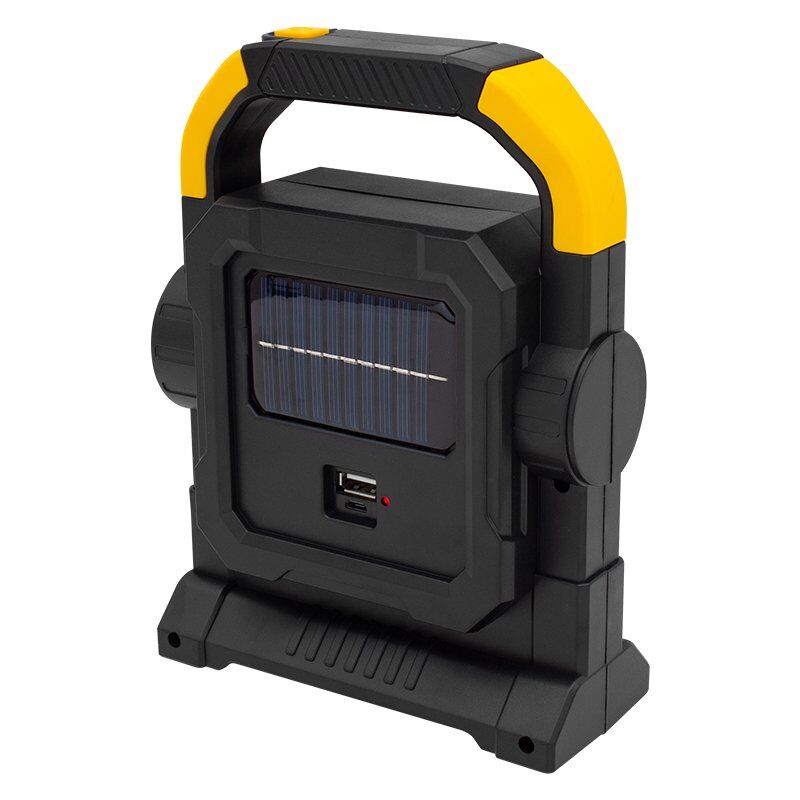 Powermaster HC-7078-C Üç Modlu Şarjlı Solar Panelli Işıldak